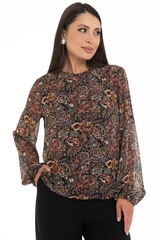 Блуза Волшебный шифон (вамп) Diolche