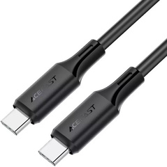 Кабель ACEFAST C17-03 USB-C To USB-C Silicone Charging Data Cable, черный