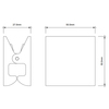 Decor Walther 0907260 Decor Walther PINCH S/M Крючок/зажим, цвет: Черный матовый