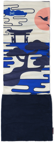 Картинка шарф-труба Buff Polar Hirajy Blue - 6
