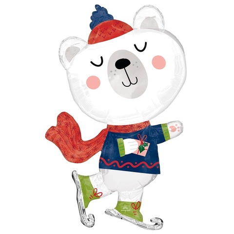 А Фигура, Мишка в свитере на коньках, 23