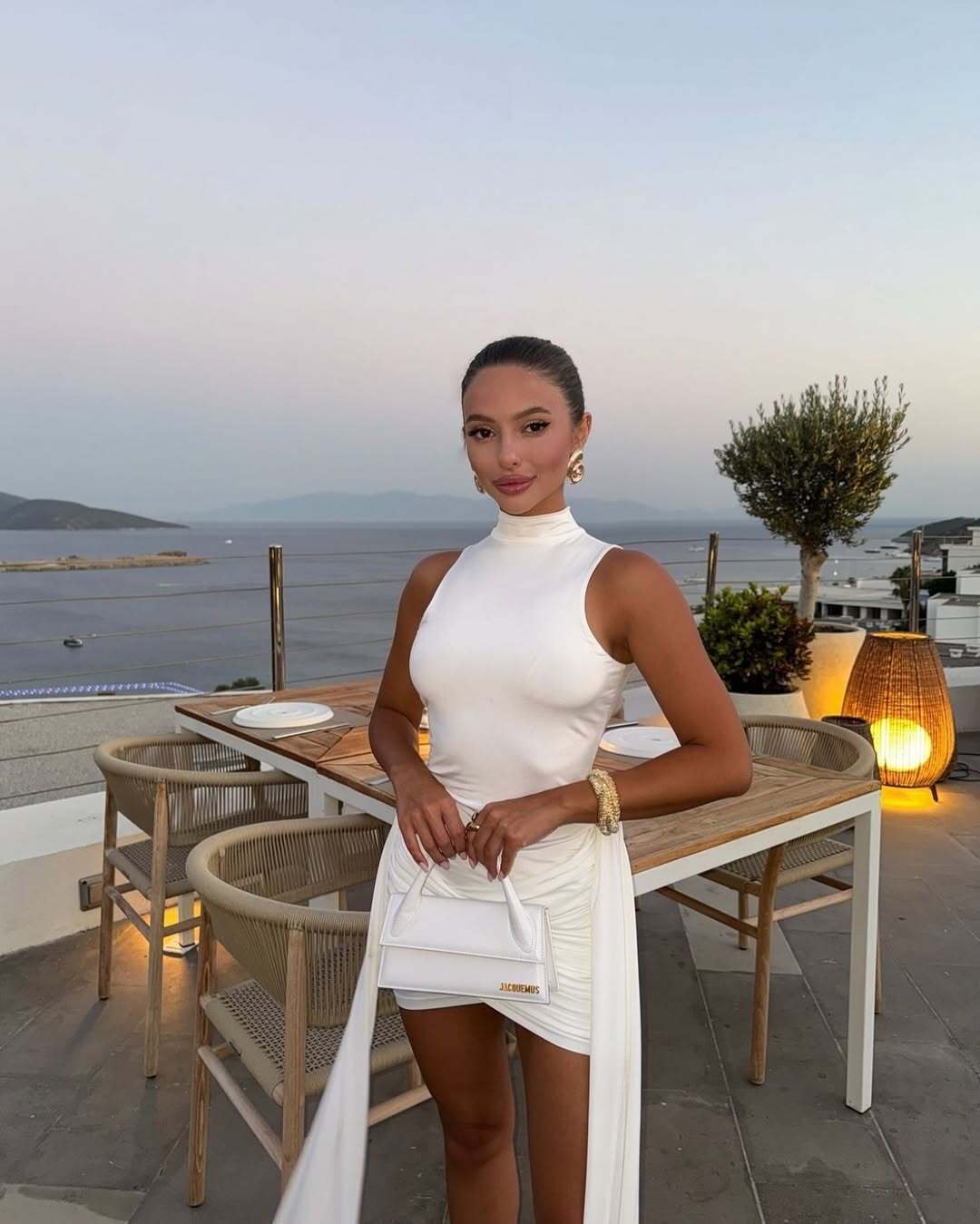 Платье с лоскутками, молочный