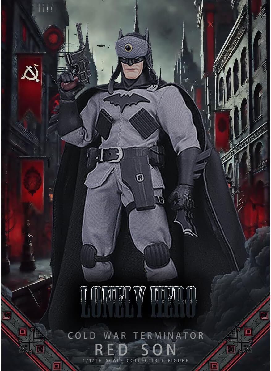 Фигурка Бэтмен из мультфильма Супермен Красный сын 1/12