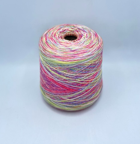 Filati Venezia (пр.Италия),art-Calzetteria, 4/16 400/100гр, 75%Меринос, 25%Полиамид, цвет-Ягодный микс(5930), арт-36624