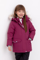 куртка  для девочки  ВК 38112/2 ГР