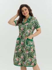 4572 Халат на пуговицах