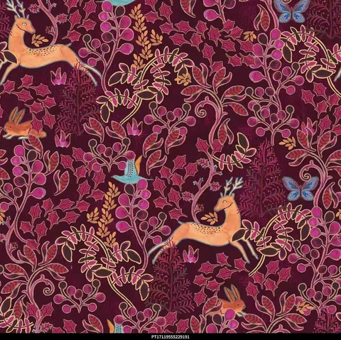 ПРЕДЗАКАЗ, ОЛЕНИ В ФИОЛЕТОВОЙ РОЩЕ, 100% хлопок