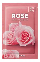 Тканевая маска с экстрактом розы THE SAEM Natural Rose Mask Sheet