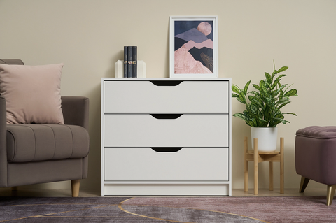 Комод 800 Руна КМ 01 белый