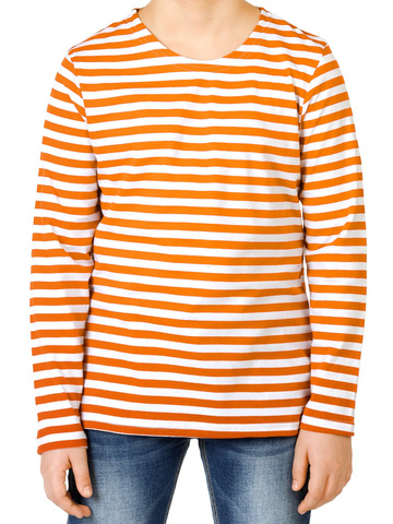 Тельняшка детская х/б оранжевая