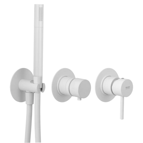 Remer X97D3PWBBO Смеситель для душа Remer X Style X97D3PWBBO, белый матовый