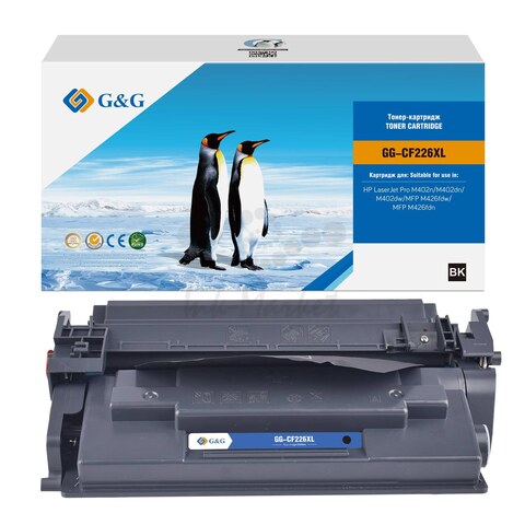 Картридж G&G, аналог HP CF226X 12k с чипом