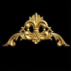 Силиконовый молд № 109 Два вензеля