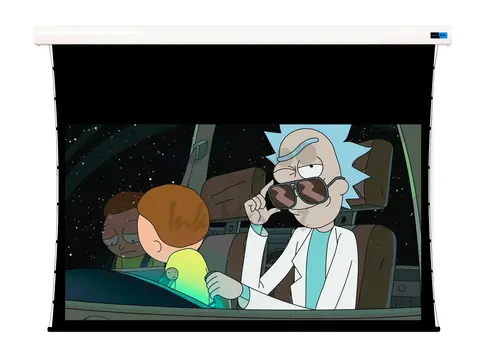 Экран для проектора S'OK SCPSMT-266x150FG-ED60  120 " 16:9 настенно-потолочный, моторизованный с боковым натяжением, белый, ED60 см