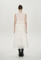 Блуза белая без рукавов