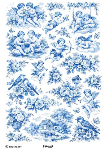 306 Пленочный трансфер декупажная карта, PROstoART