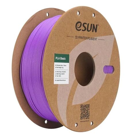 Пластик для 3D-печати eSUN PLA-Basic, 1.75 мм, 1 кг, виноградно-фиолетовый, PLA-Basic175O-GZ1P1