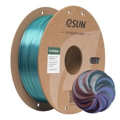 Пластик для 3D-печати eSUN ePLA-Silk Mystic, 1,75 мм, 1 кг, медный/фиолетовый/зелёный, PLA-SKMC175S-COZG1P1