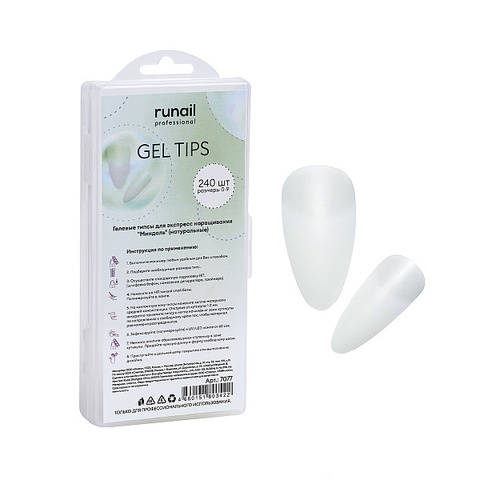 RuNail Гелевые типсы 