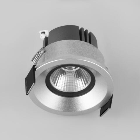 Встраиваемый светодиодный светильник Elektrostandard Kita 25024/LED 7W 4200K SL серебро
