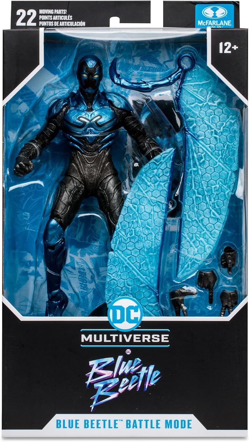 Фигурка Синий Жук: купить фигурки по фильму Blue Beetle от Mcfarlane в  интернет магазине Toyszone.ru