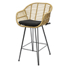 Полубарный стул Vetle Bent, светлый ротанг