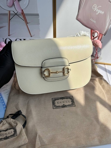 Сумка женская Gucci 1955 Horsebit белый