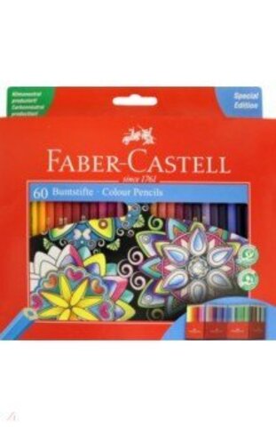 Karandaş 60 rəng Faber Castell