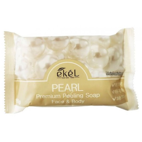 Мыло для лица и тела с экстрактом жемчуга EKEL Pearl Peeling Soap, 150 гр