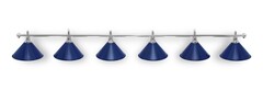 Светильник Fortuna Prestige Silver Blue 6 плафонов