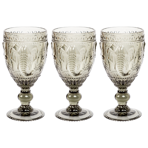 Набор бокалов 6шт 300мл Объект мечты Светский прием Рубби дымчатый серый кварц OM-21091722