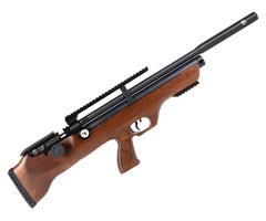 Пневматическая винтовка Hatsan Flashpup-W QE (дерево, PCP, модератор, 3 Дж) 5,5 мм