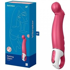 Вибратор для точки G Satisfyer Vibes Petting Hippo, 23 см