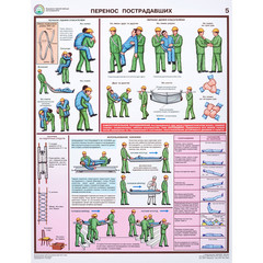 Плакат информационный оказание первой помощи пострадавшим