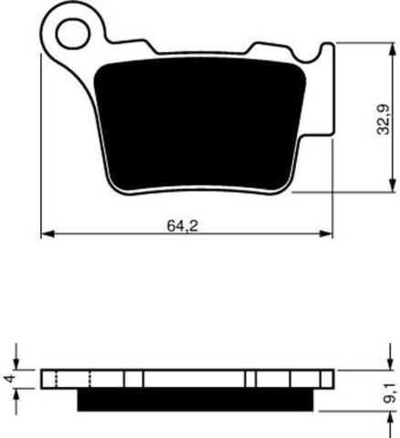 Тормозные колодки дисковые 191 S33