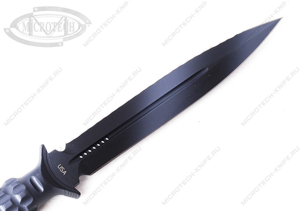 Нож Microtech ADO 115-3UC Urban Camo Dagger Fixed Full Serr - фотография 