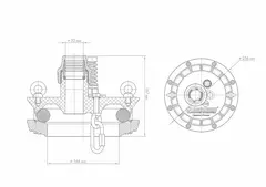 Оголовок скважинный Джилекс ОСП 140-160/32 (6006)