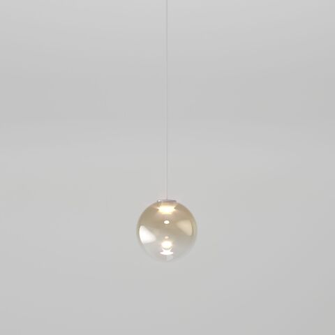 Подвесной светодиодный светильник 50234/1 LED хром/янтарный
