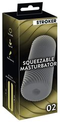 Серый мастурбатор Squeezable Masturbator 02 - 