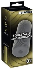 Серый мастурбатор Squeezable Masturbator 02 - 