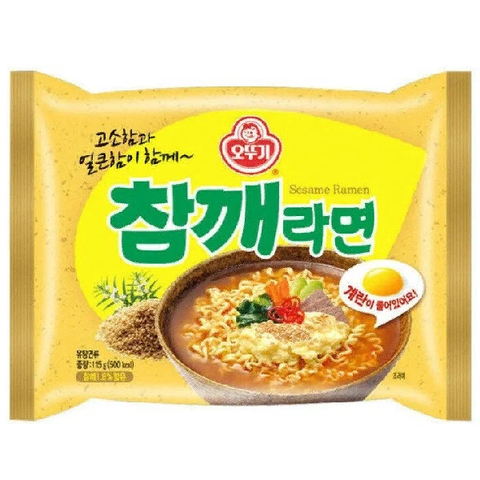 Лапша со вкусом жаренного кунжута Ottogi Sesame Ramen, 115 гр