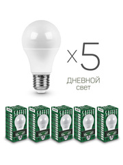 Лампа LED 10Вт 230В E27 6400K A60 SBA6010 SAFFIT 55006
