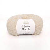 Пряжа Infinity Alpaca Boucle 1012 молочный