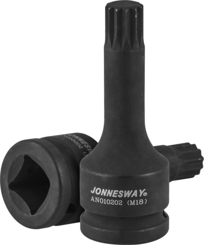 Jonnesway AN010202 3/4''DR Насадка ударная М18х105 мм. для ступичных гаек а/м VAG 48945