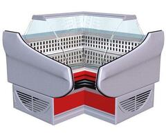 Холодильная витрина Ариада Титаниум ВС 5 УВ (Угол Внутренний)