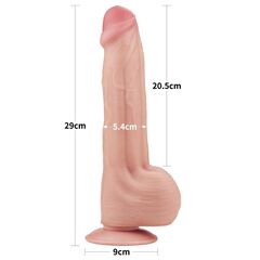 Телесный фаллоимитатор 11.5 King Sized Sliding Skin Dual Layer Dong - 29 см. - 