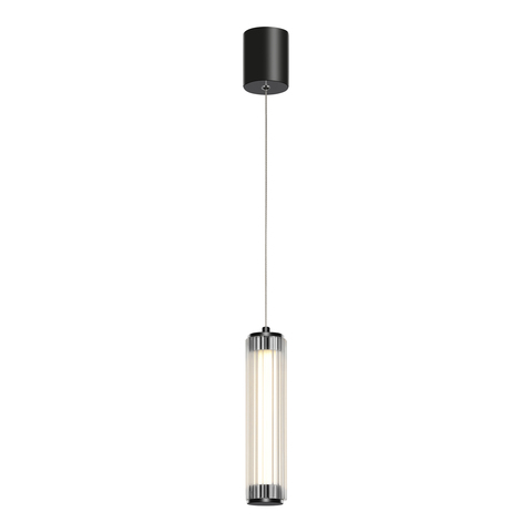 Светильник подвесной ST-Luce Черный/Прозрачный LED 1*8W BAMBOO sl6224.403.01