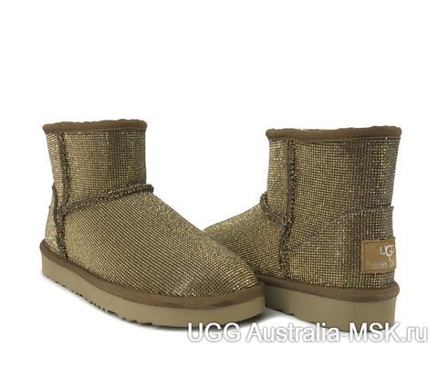 UGG & Jimmy Choo Short Serein II Mini Gold