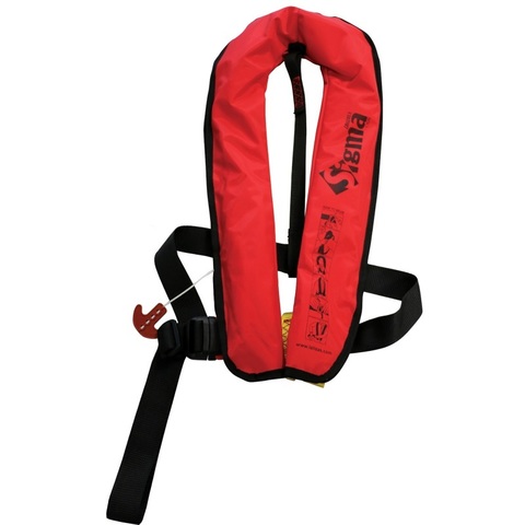 Жилет спасательный надувной автоматический Lalizas Sigma 170N, красный