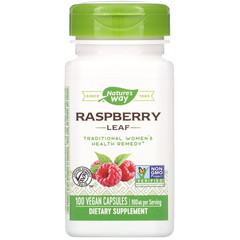 Nature's Way, Raspberry Leaf, 900 mg, 100 Vegan Capsules